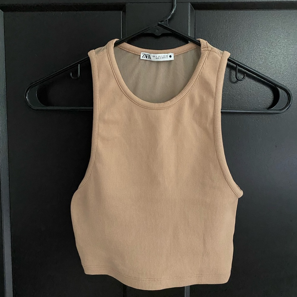 Nude Zara Crop Top
